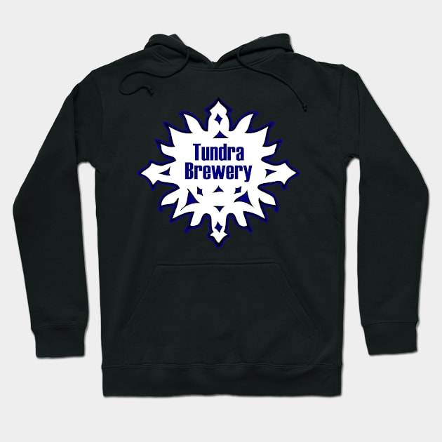 Tundra Brewery Logo Hoodie by artdamnit